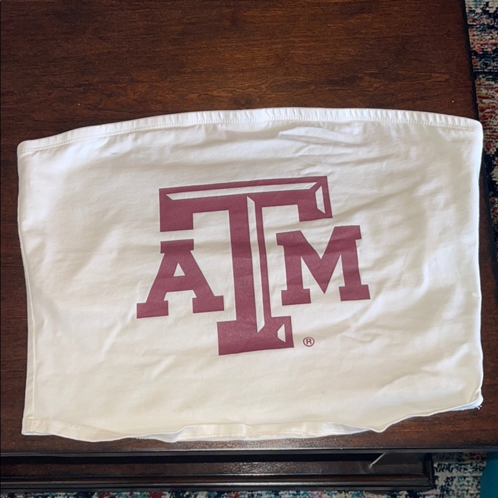 Texas A&M Logo Crop Top
